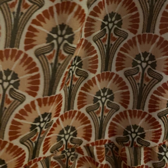 Max Studio Flowy Red Dress with V-Neck—Size Small - Picture 3 of 5